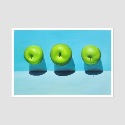 싱그러운 사과향기 7 - 중형 유화그림 사과그림 인테리어액자