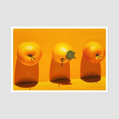 황금 사과 향기 - 중형 유화그림 사과그림 인테리어액자