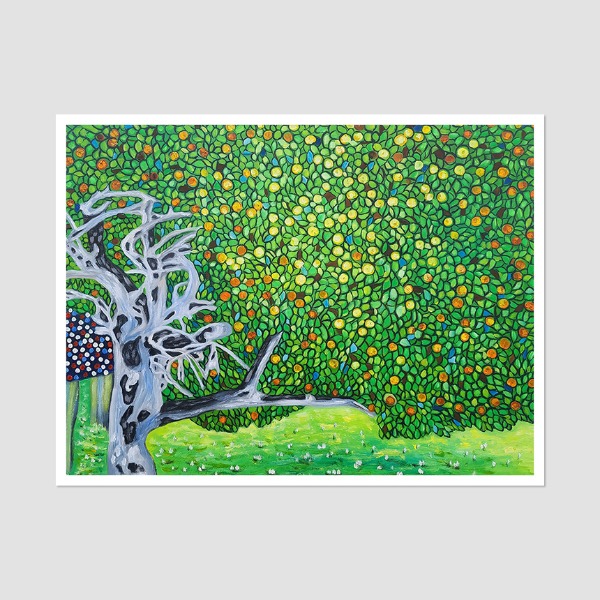 황금 사과나무 - 구스타프 클림트 중대형 유화그림 인테리어액자 명화