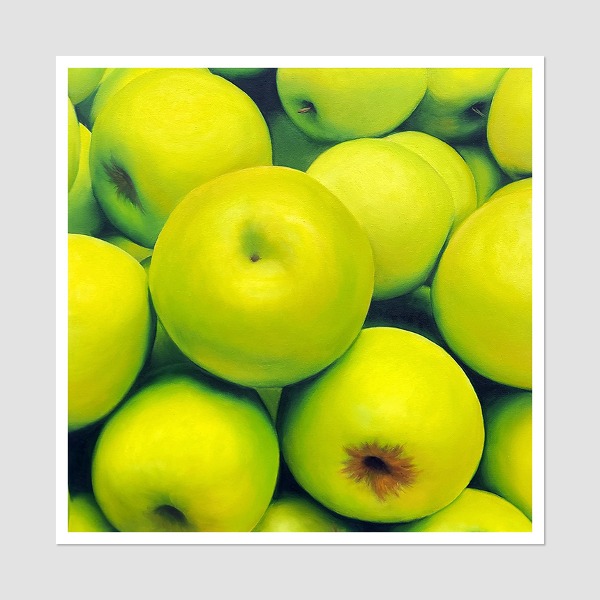 싱그러운 사과향기 5 - 중형 유화그림 인테리어액자 사과그림