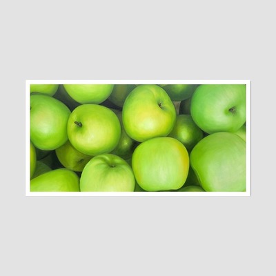싱그러운 사과향기 - 대형 유화그림 사과그림 거실액자